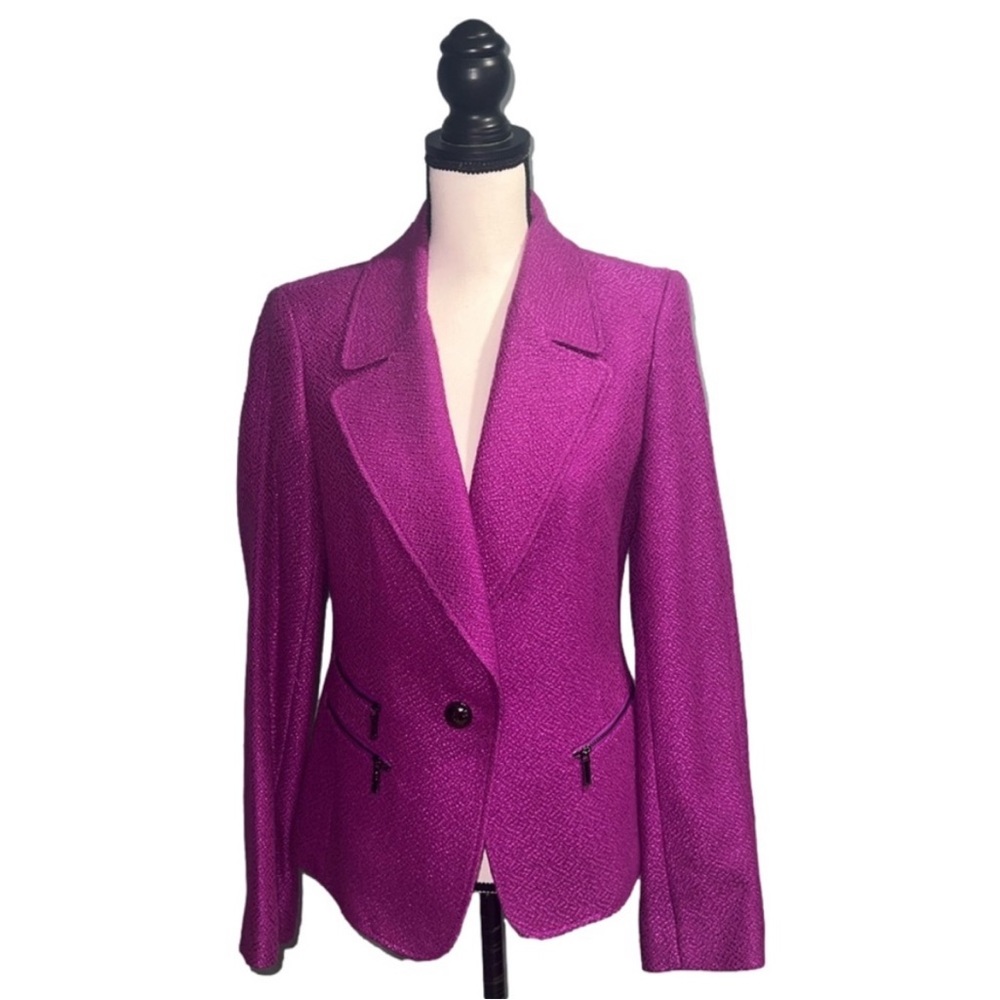 Annie Klein- Magenta blazer jacket